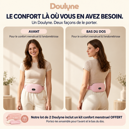 Doulyne™ — Fascia riscaldante intelligente per il comfort mestruale